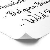 Proost en Bier Bruiloft Bruidsfeest Bier Menu Poster (Hoek)