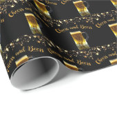 "Proost en bier" Cadeaupapier (Rol Hoek)