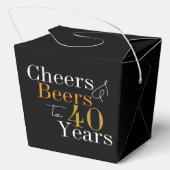 Proost en bier op 40 jaar 40e verpartij bedankdoosjes (Achterkant)