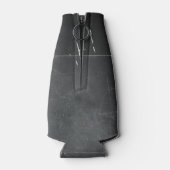 Proost en bier op 60 jaar Verjaardagsfeestfles Flesjeskoeler (Achterkant)