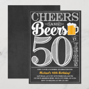 Proost en bier op uitnodiging voor 50 jaar