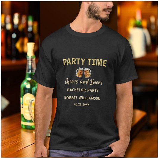 Proost en Bier Persoonlijk Afscheid Vriendenfeest T-shirt