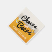 Proost en Bier|Schuimend IJskoud Bier Servet (Hoek)