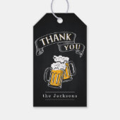 Proost En Bier Verjaardag Bedankt Cadeaulabel (Voorkant)