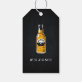 Proost En Bier Verjaardag Bedankt Cadeaulabel (Achterkant)