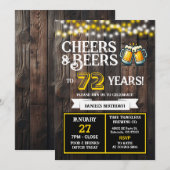 Proost en Bier voor de 72 Jaar oude Brouwerij Verj Kaart (Voorkant / Achterkant)