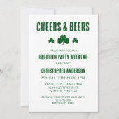 Proost en bier vrijgezellenfeest kaart (Voorkant)