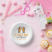 Proost en bieren Bierglas Verjaardagsfeest Papieren Kommen (Feest)