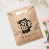 Proost en bieren Milestone Verjaardagsfeestje Cust Bedankzakje (Gezegeld)