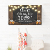 Proost en bieren Verjaardagsdecor Spandoek (Insitu)