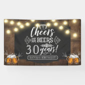 Proost en bieren Verjaardagsdecor Spandoek (Horizontaal)