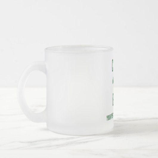 Proost- en bierfeest evenement matglas koffiemok (Links)