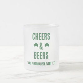 Proost- en bierfeest evenement matglas koffiemok