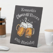 Proost en Bierfeest Reclamebord Met Voetstuk (Insitu)