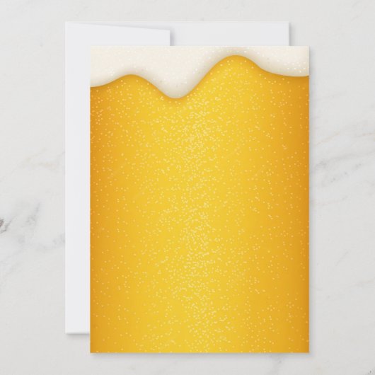 Proost en biertjes glazen verjaardagsfeestje uitno kaart (Achterkant)