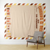 Proost en Biertjes Verjaardag Backdrop Fotobooth Wandkleed (In Situ (horizontaal))