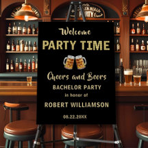 Proost en biertjes vrijgezellenfeest welkom