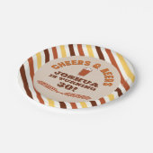 Proost en Borden op verjaardagspapier Papieren Bordje (Gekanteld)