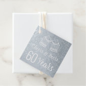 Proost en mannen tot 60 jaar bedankjes labels (Met doos)