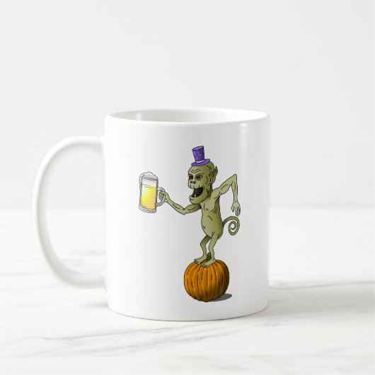 Proost en toosten voor Halloween Koffiemok (Links)