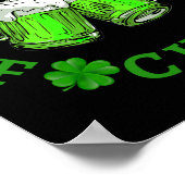 Proost Ers Funny St Patricks Day Iers Drinkgelag 5 Poster (Hoek)