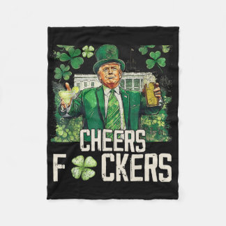 Proost Ers St. Patrick's Day Grappig Bier Drinken Fleece Deken