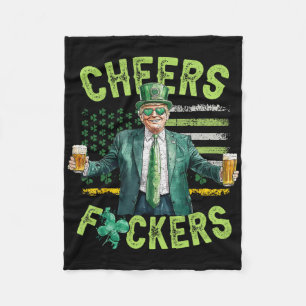Proost Ers St. Patrick's Day Grappig Bier Drinken Fleece Deken