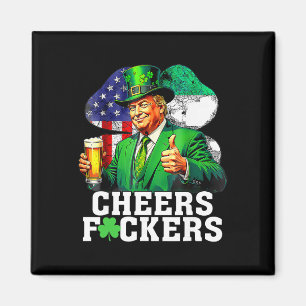 Proost Ers St. Patrick's Day Grappig Bier Drinken Magneet