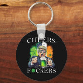 Proost Ers St. Patrick's Day Grappig Drinken Bier  Sleutelhanger (Voorkant)