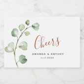 Proost Eucaliptus Botanische mousserende wijn L Sparkling Wijnetiket (Enkel label)