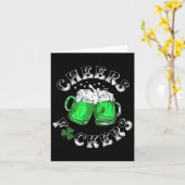Proost Fckers St Patricks Day Grappig Drink Bier Kaart (Gele Bloem)