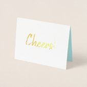 Proost Folie Kaart met Artistic Inside (Voorkant)