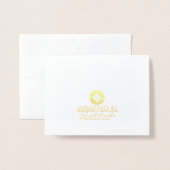 Proost Folie Kaart met Artistic Inside (Met envelop)