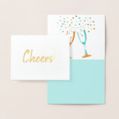 Proost Folie Kaart met Artistic Inside (Display)