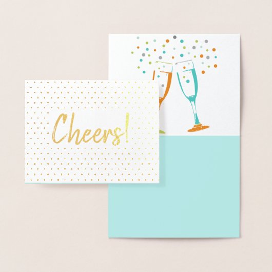 Proost Folie Kaart met Artistic Inside (Display)