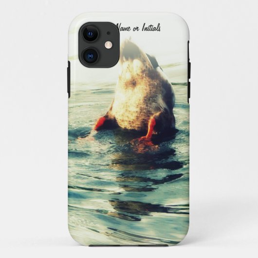 Proost! Funny Duck Butt Foto Case-Mate iPhone Case (Achterkant)