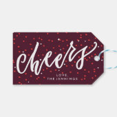 Proost Gepersonaliseerd Label voor een vakantieges Cadeaulabel (Voorkant (Horizontaal))