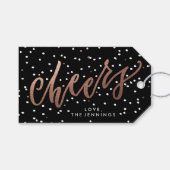 Proost Gepersonaliseerde Holiday Gift Label // Roo Cadeaulabel (Voorkant (Horizontaal))