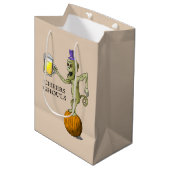 Proost Ghouls Halloween Medium Cadeauzakje (Voorkant Gekanteld)