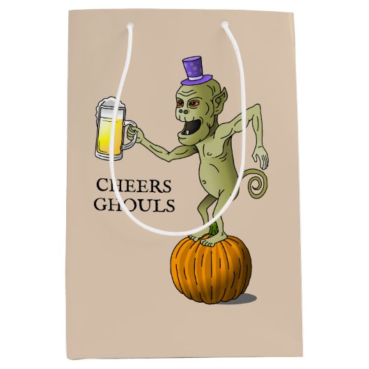 Proost Ghouls Halloween Medium Cadeauzakje (Voorkant)