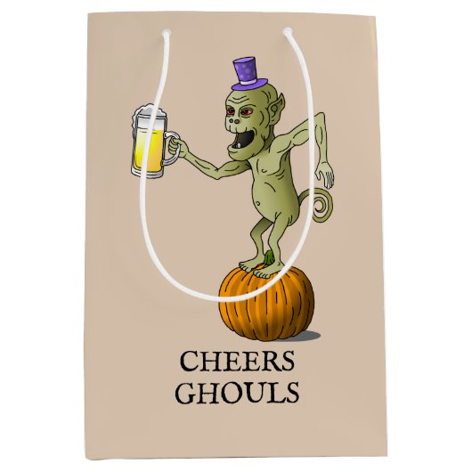 Proost Ghouls Halloween Medium Cadeauzakje (Voorkant)