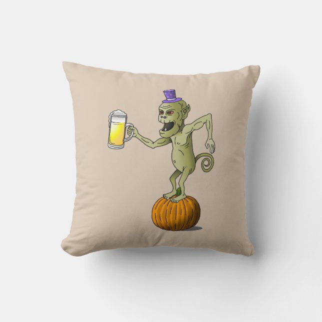 Proost Ghouls Halloween Party Kussen (Voorkant)