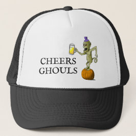 Proost Ghouls Halloween Party Trucker Pet