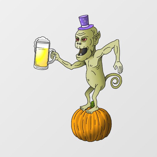 Proost Ghouls Halloween Raamsticker (Vel)
