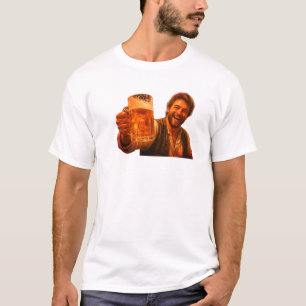 Proost Goed Bier Goede Tijden Goede Vrienden op Wi T-shirt