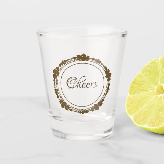 Proost gouden shotglas shot glas (Voorkant)