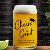 Proost Graduation Party Blikvorm Glas