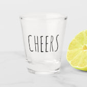 Proost Grappig geschenk Shot Glass Glas (Voorkant)