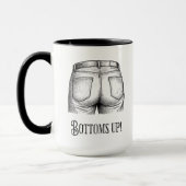 Proost! Grappig Witte Olifant Cadeau Kerstmis Mok (Links)