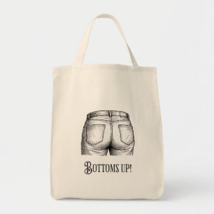 Proost! Grappig Witte Olifant Cadeau Kerstmis Tote Bag